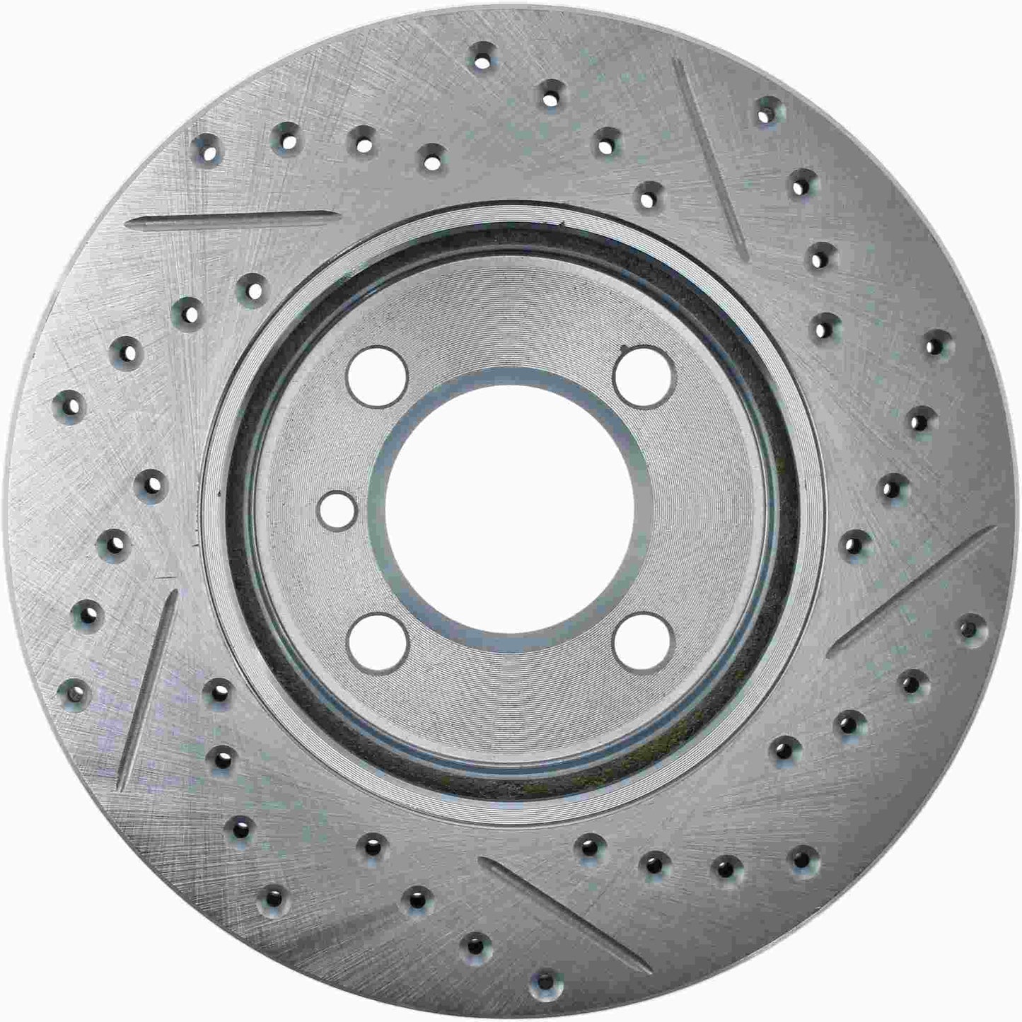 StopTech Select Sport Drilled And Slotted Brake Rotor; Front Right