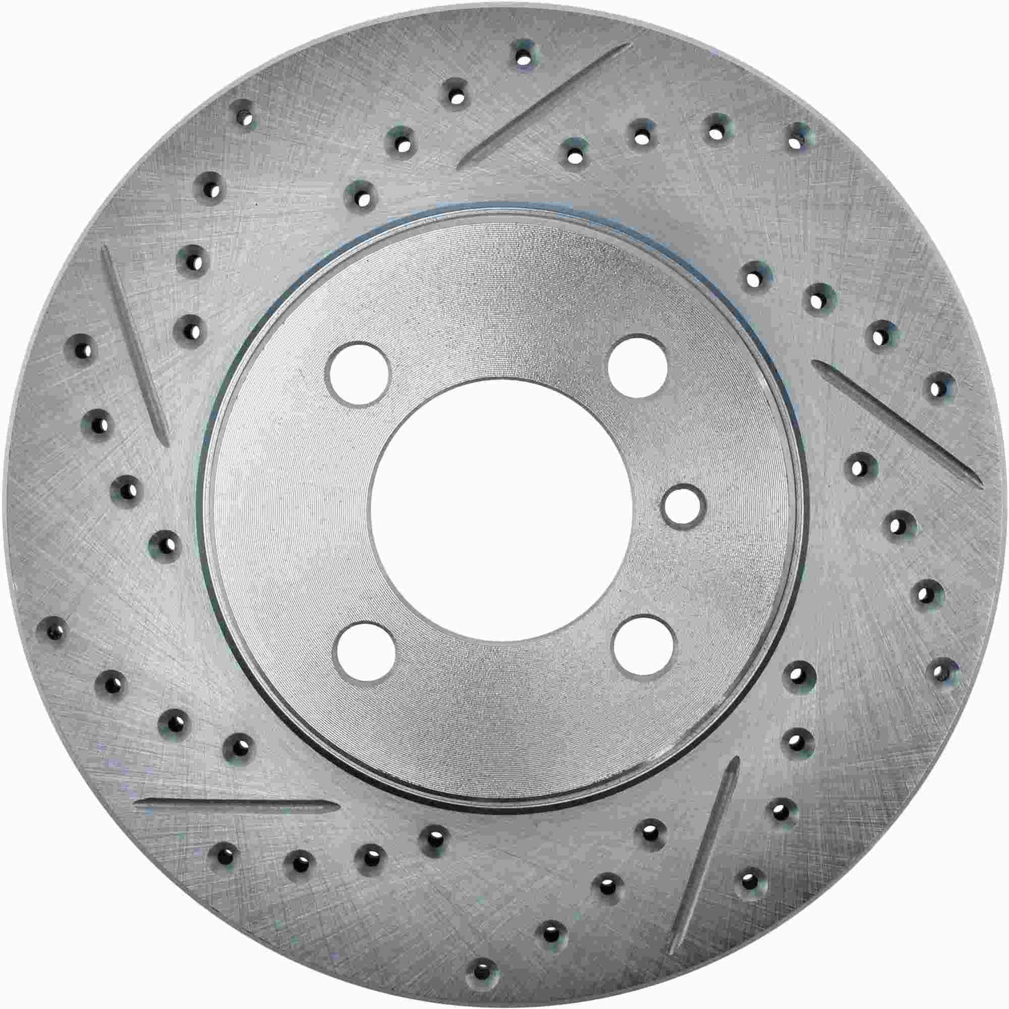 StopTech Select Sport Drilled And Slotted Brake Rotor; Front Right