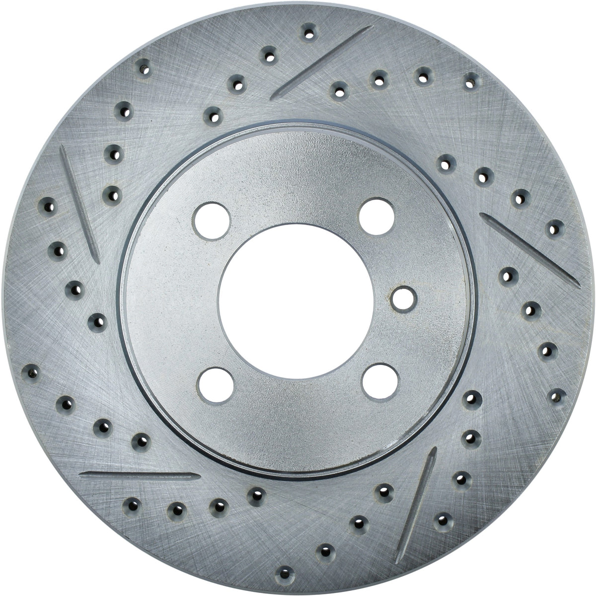 StopTech Select Sport Drilled And Slotted Brake Rotor; Front Right