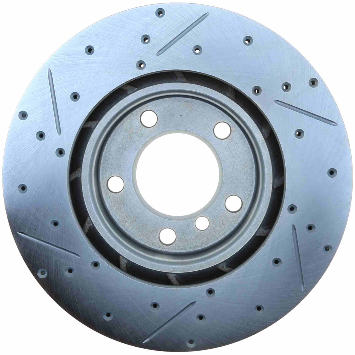 StopTech Select Sport Drilled And Slotted Brake Rotor; Front Left