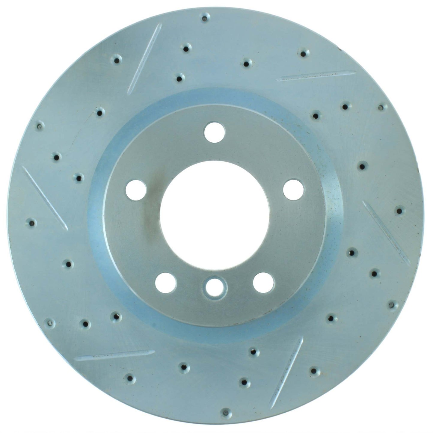 StopTech Select Sport Drilled And Slotted Brake Rotor; Front Right