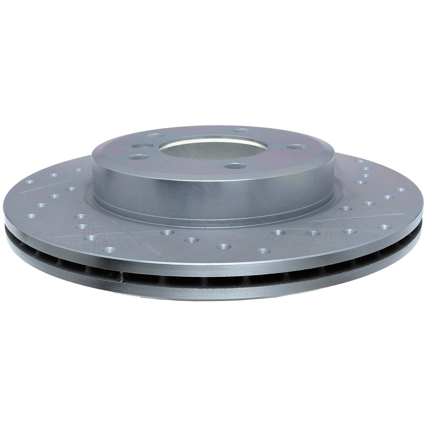 StopTech Select Sport Drilled And Slotted Brake Rotor; Front Left