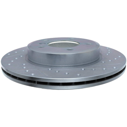StopTech Select Sport Drilled And Slotted Brake Rotor; Front Left