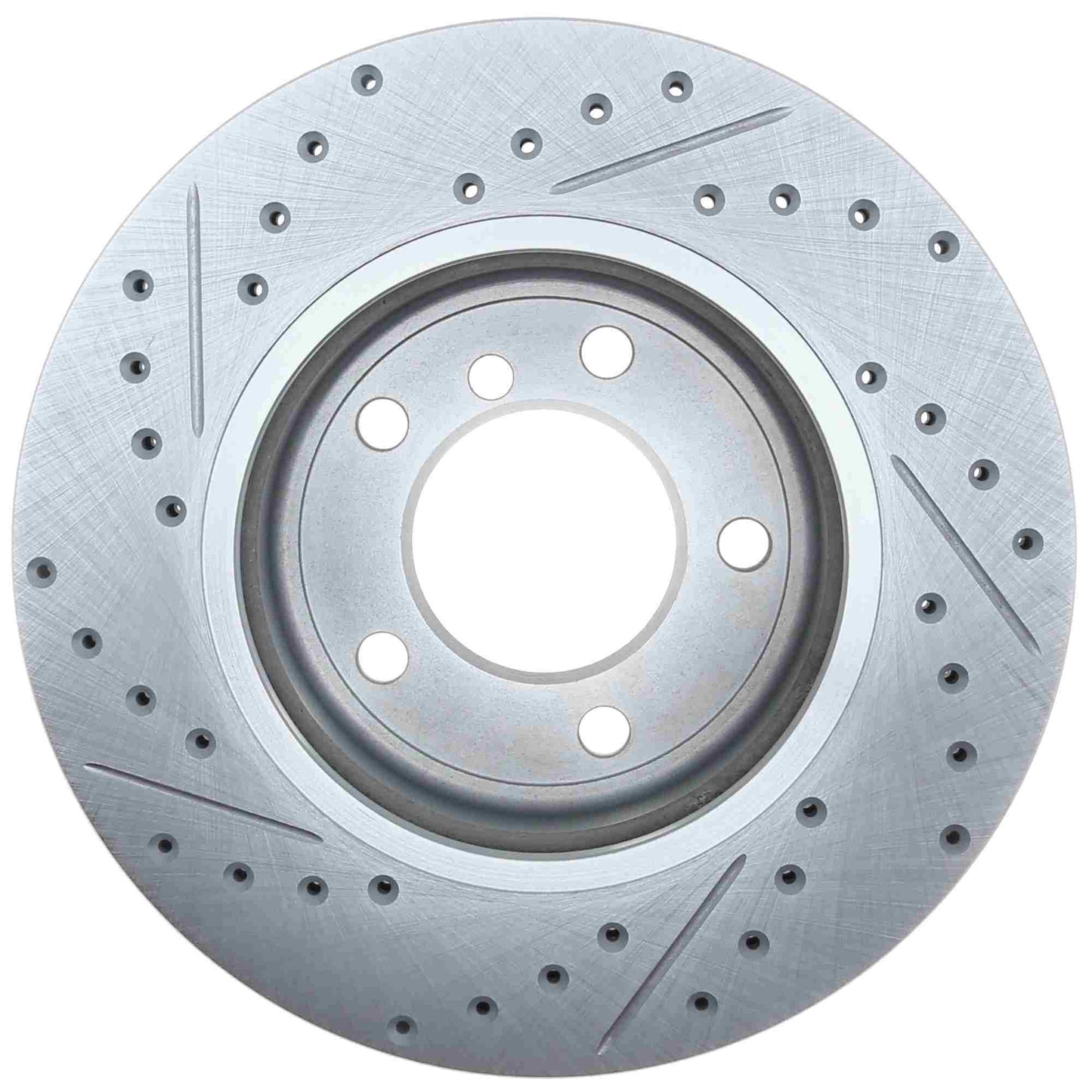 StopTech Select Sport Drilled And Slotted Brake Rotor; Front Left