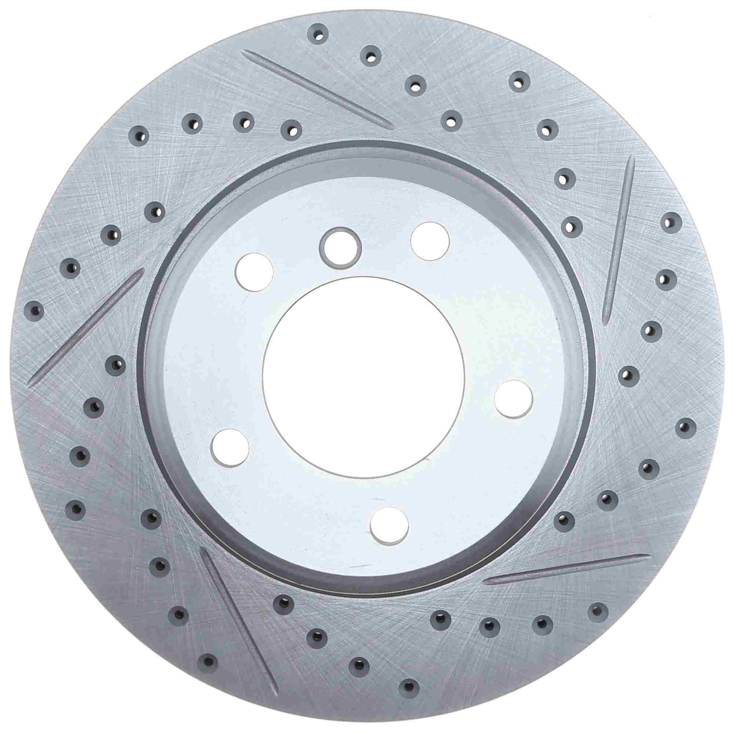 StopTech Select Sport Drilled And Slotted Brake Rotor; Front Left