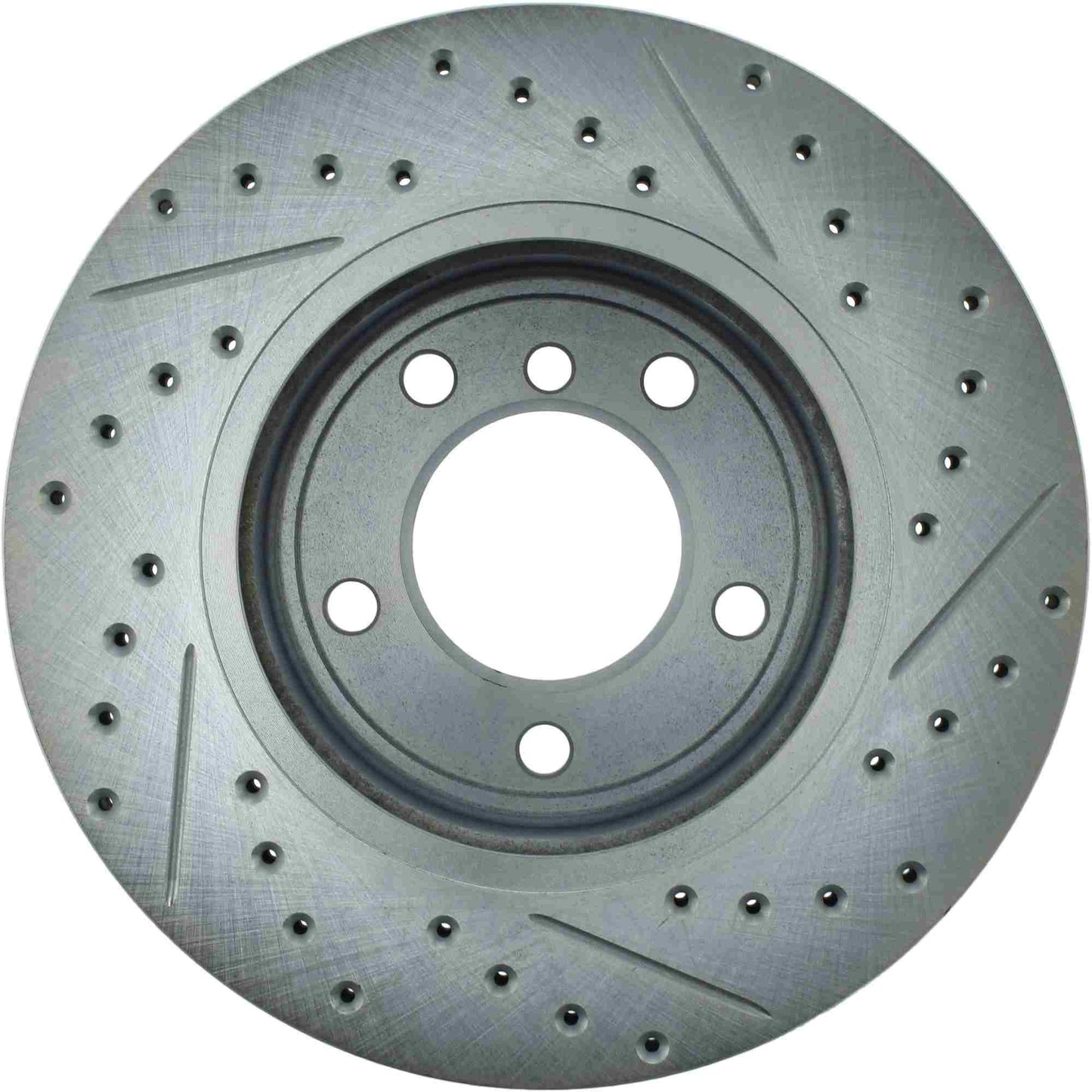 StopTech Select Sport Drilled And Slotted Brake Rotor; Front Right