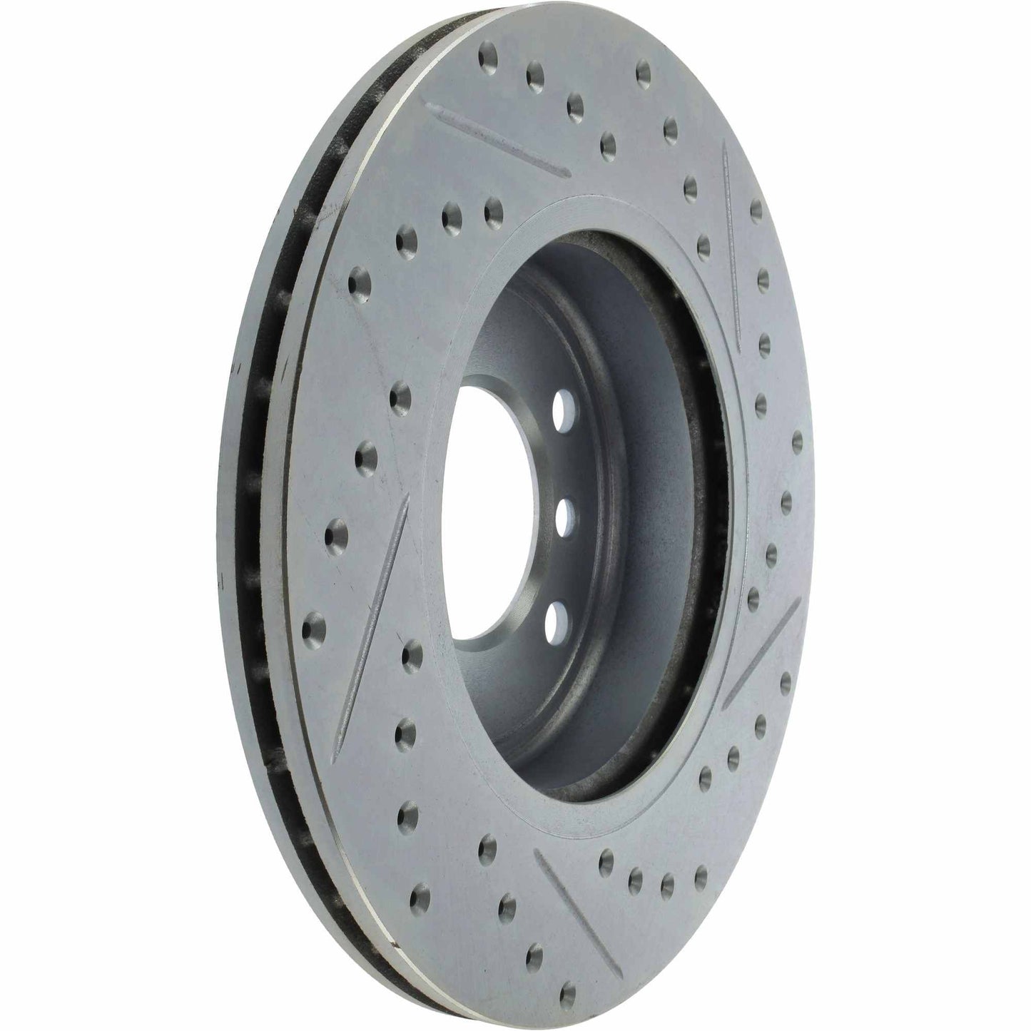 StopTech Select Sport Drilled And Slotted Brake Rotor; Front Right