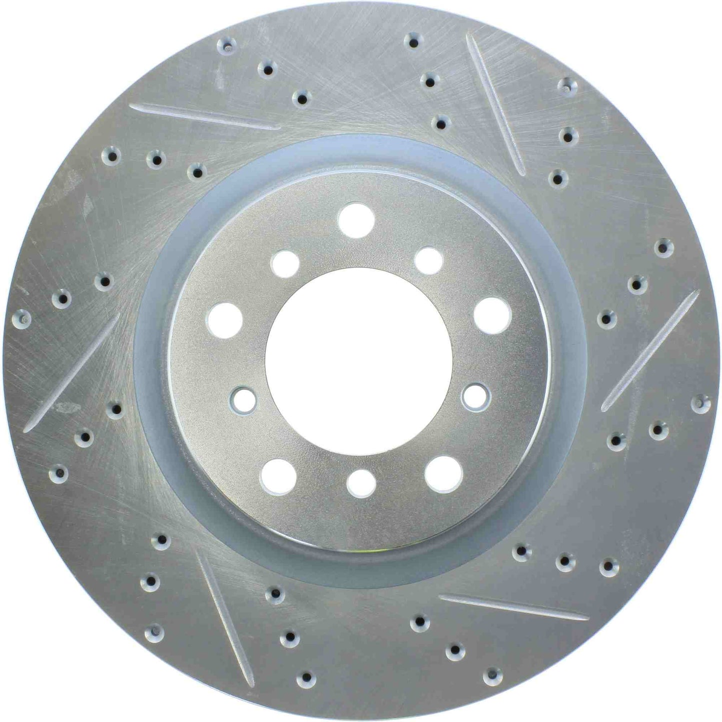 StopTech Select Sport Drilled And Slotted Brake Rotor; Front Left