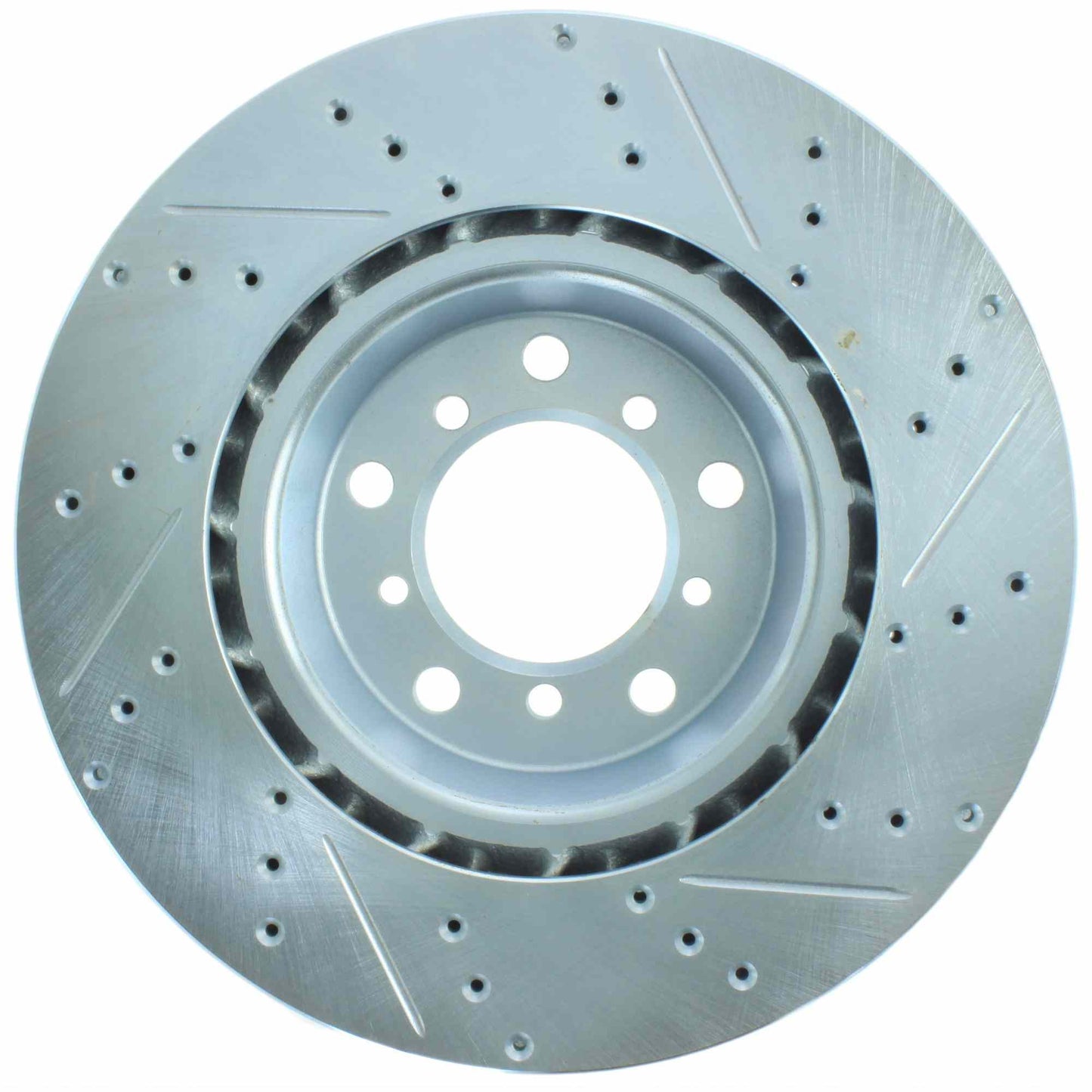 StopTech Select Sport Drilled And Slotted Brake Rotor; Front Right