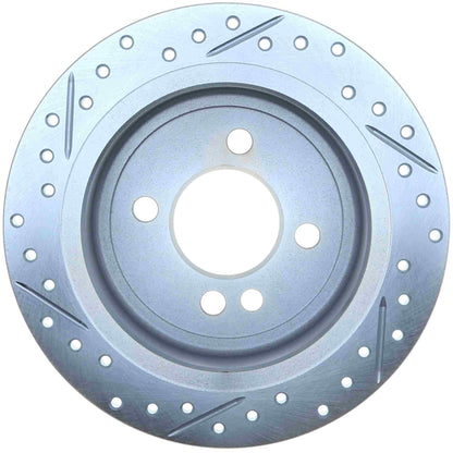 StopTech 02-06 Mini Cooper Select Sport Slotted & Drilled Rear Left Rotor 227.34066L