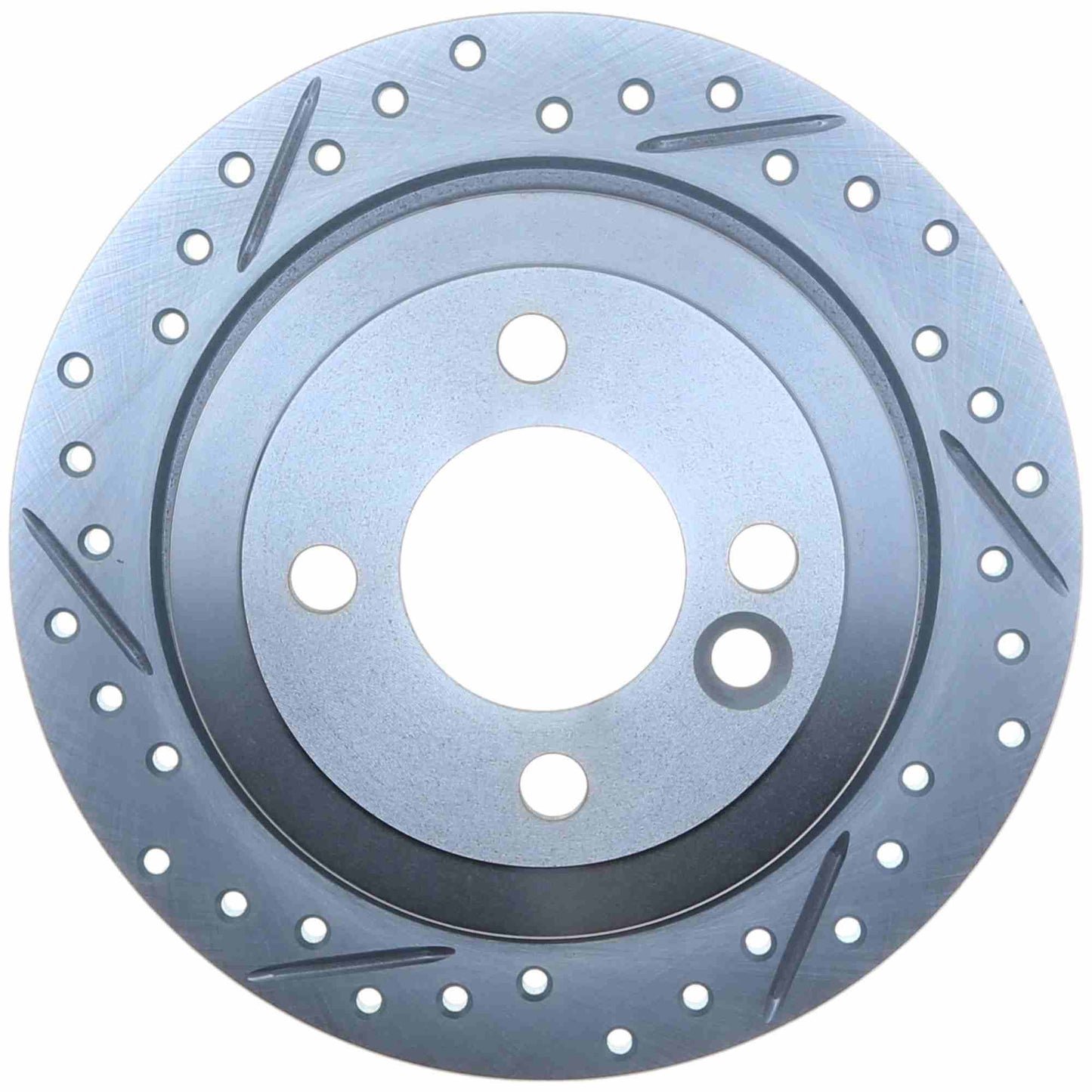 StopTech 02-06 Mini Cooper Select Sport Slotted & Drilled Rear Right Rotor 227.34066R