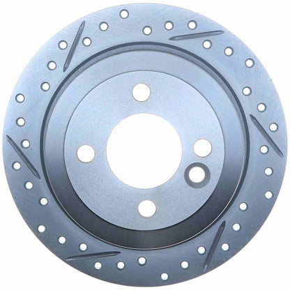 StopTech 02-06 Mini Cooper Select Sport Slotted & Drilled Rear Right Rotor 227.34066R
