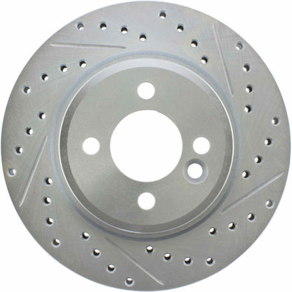 StopTech 02-06 Mini Cooper Select Sport Slotted & Drilled Front Left Rotor 227.34067L