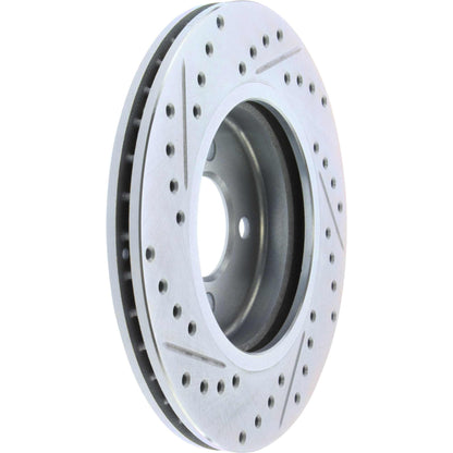 StopTech 02-06 Mini Cooper Select Sport Slotted & Drilled Front Left Rotor 227.34067L