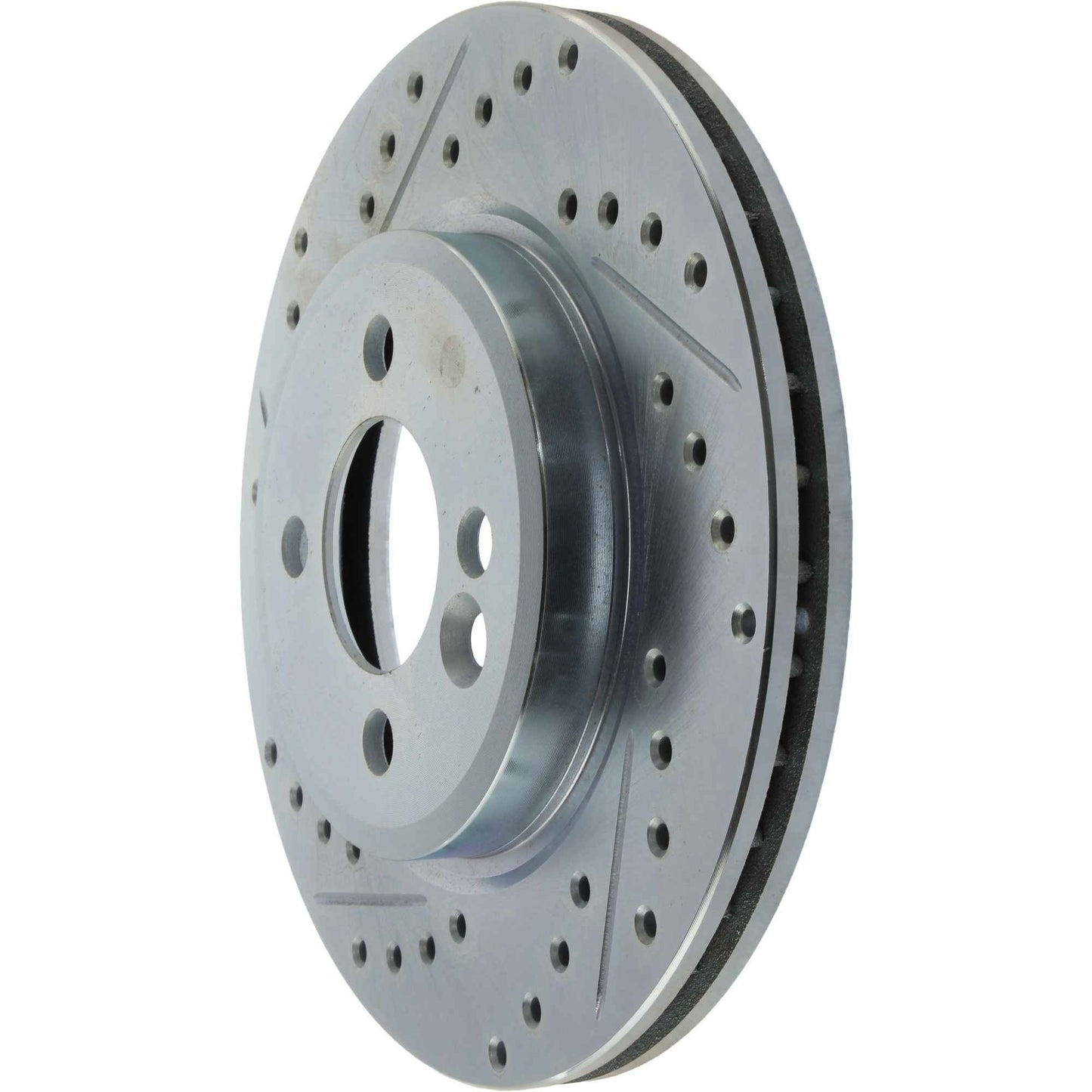 StopTech 02-06 Mini Cooper Select Sport Slotted & Drilled Front Right Rotor 227.34067R