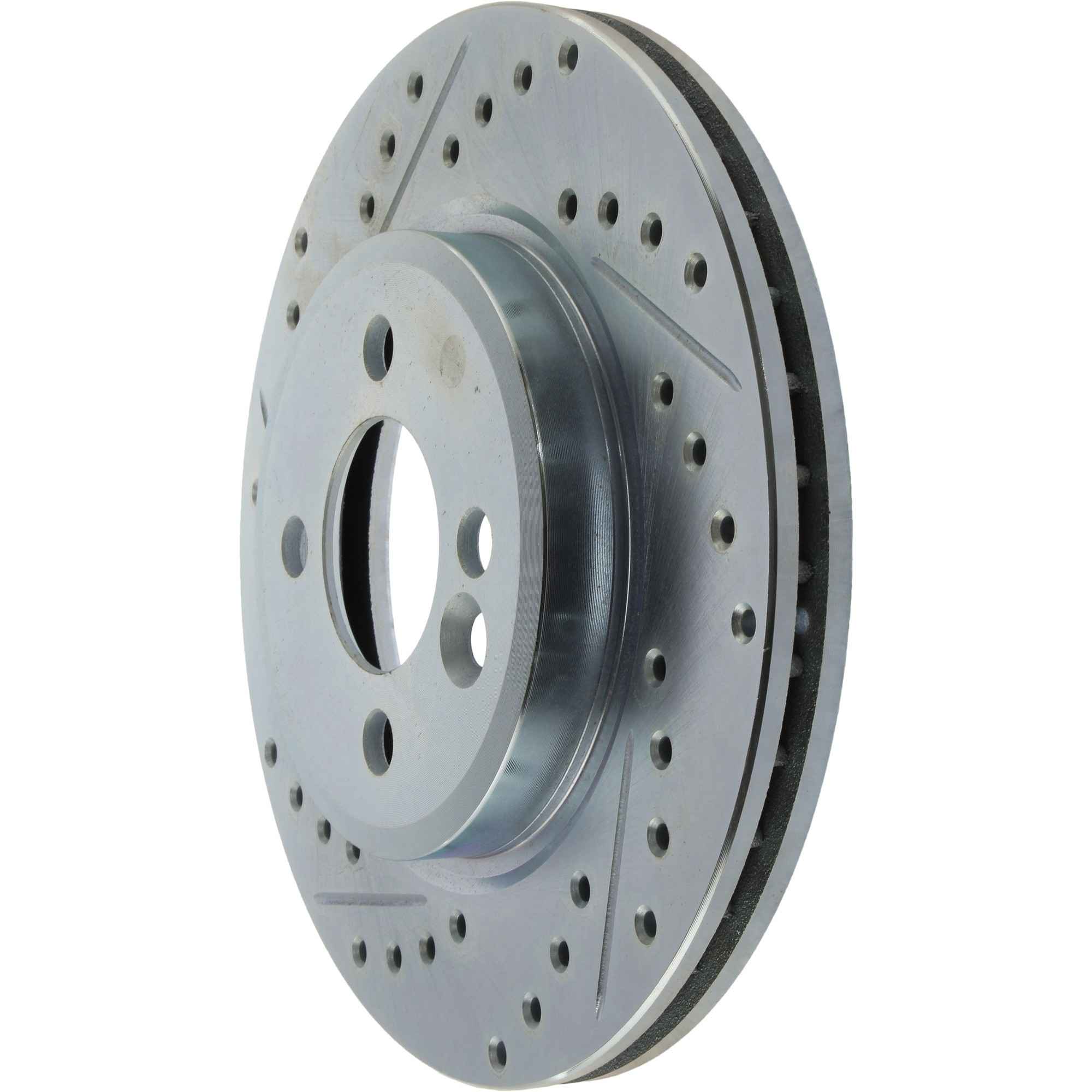 StopTech 02-06 Mini Cooper Select Sport Slotted & Drilled Front Right Rotor 227.34067R