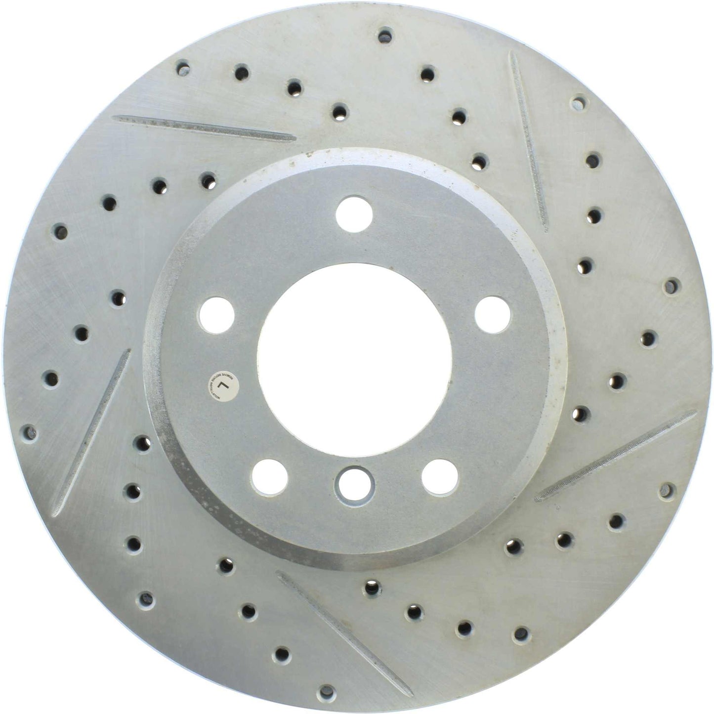 StopTech Select Sport Drilled And Slotted Brake Rotor; Front Left