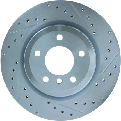 StopTech Select Sport 07-13 BMW 335i Slotted & Drilled Vented Left Rear Brake Rotor 227.34080L