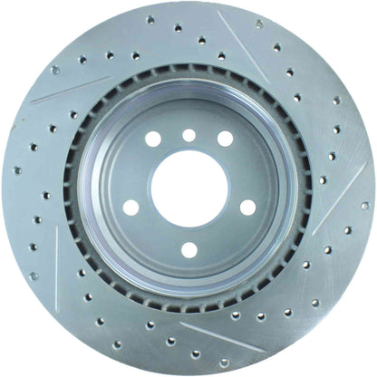 StopTech Select Sport 07-13 BMW 335i Slotted & Drilled Vented Right Rear Brake Rotor 227.34080R