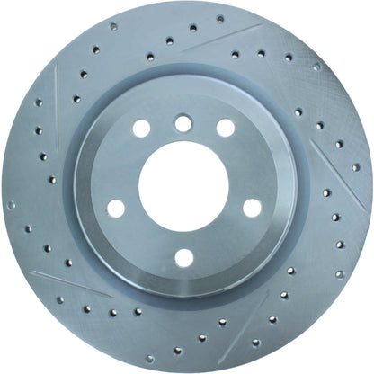 StopTech Select Sport 07-13 BMW 335i Slotted & Drilled Vented Right Rear Brake Rotor 227.34080R