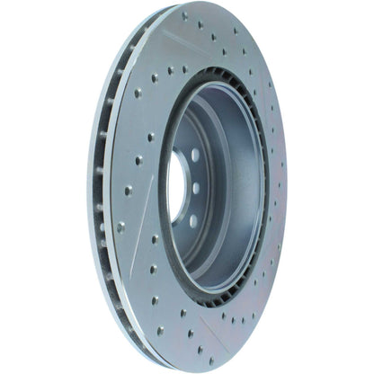 StopTech Select Sport 07-13 BMW 335i Slotted & Drilled Vented Right Rear Brake Rotor 227.34080R