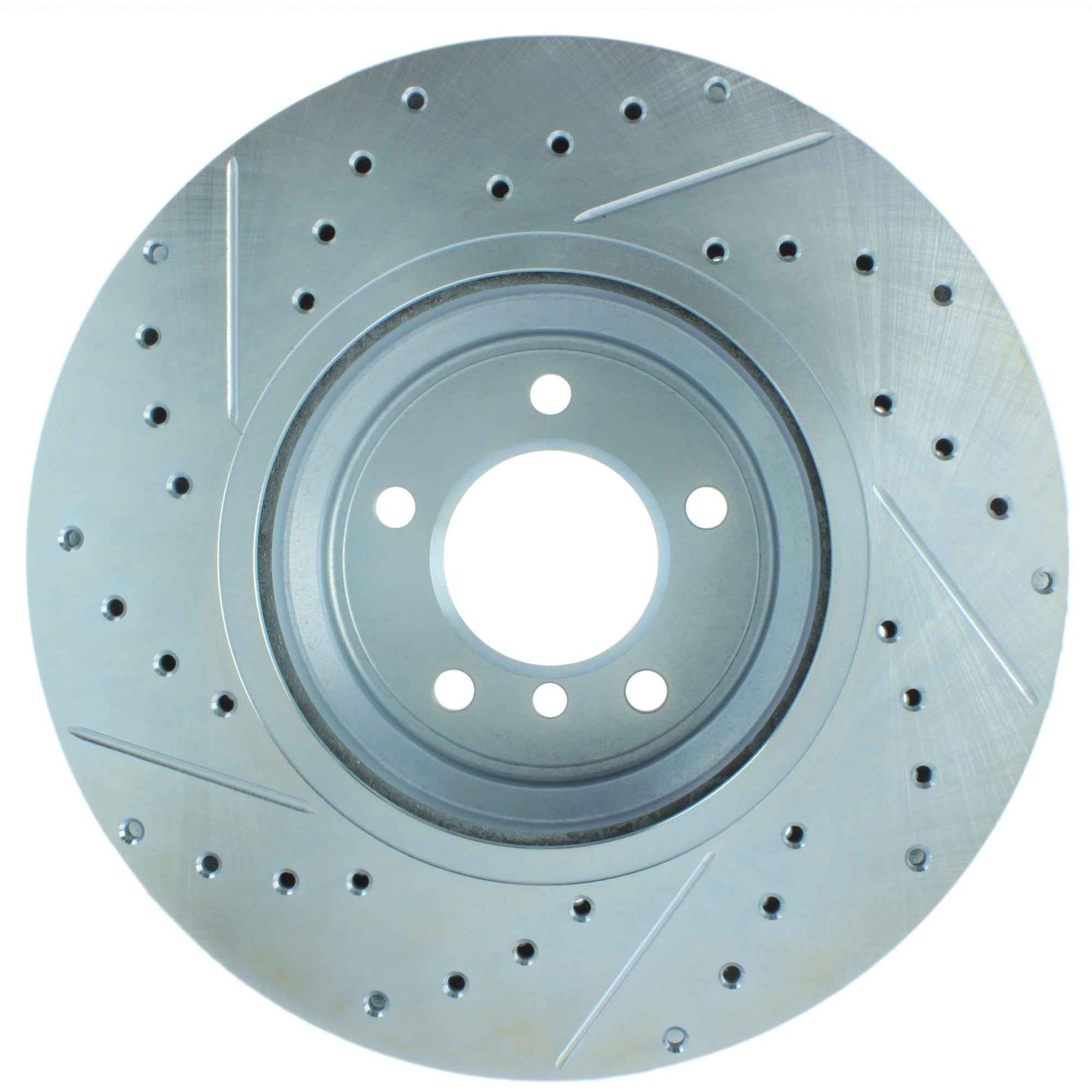 StopTech Select Sport Drilled And Slotted Brake Rotor; Front Left