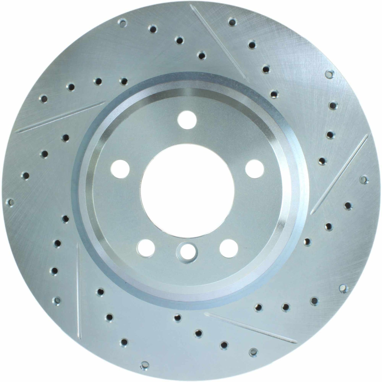 StopTech Select Sport Drilled And Slotted Brake Rotor; Front Left