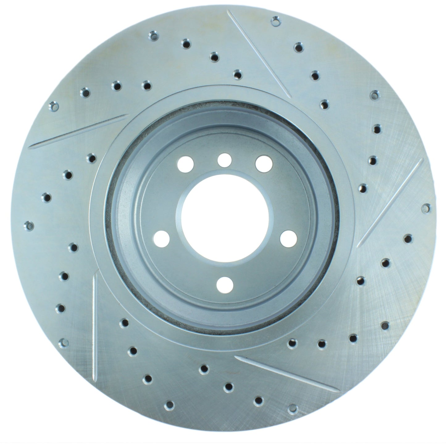 StopTech Select Sport Drilled And Slotted Brake Rotor; Front Right