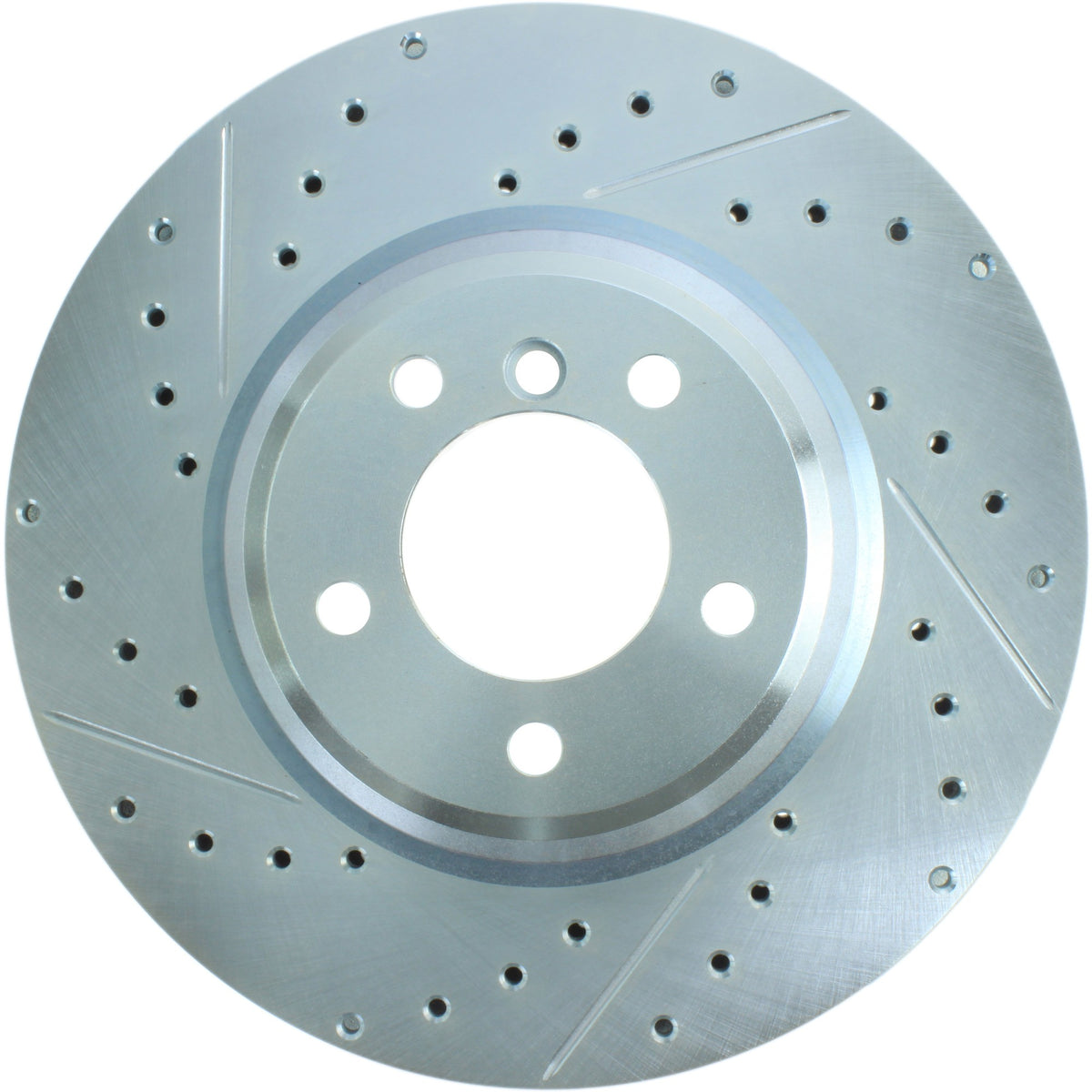 StopTech Select Sport Drilled And Slotted Brake Rotor; Front Right