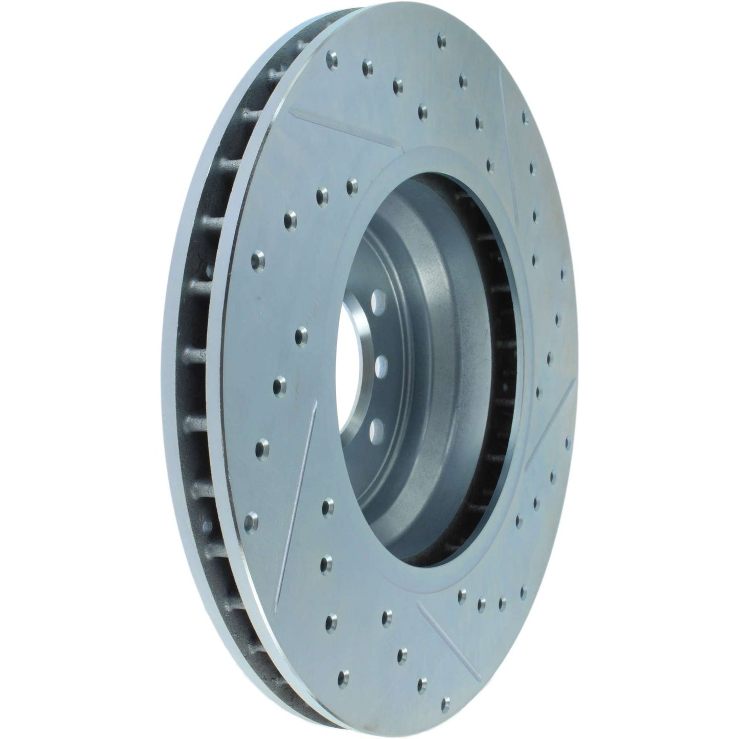 StopTech Select Sport Drilled And Slotted Brake Rotor; Front Right