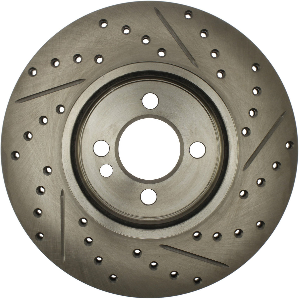 Centric Parts Disc Brake Rotor Standard Drilled and Slotted with G11 Metallurgy for 2007-2015 Mini Cooper 227.34101