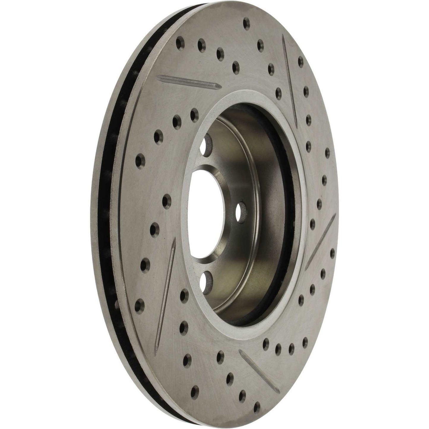 Centric Parts Disc Brake Rotor Standard Drilled and Slotted with G11 Metallurgy for 2007-2015 Mini Cooper 227.34101