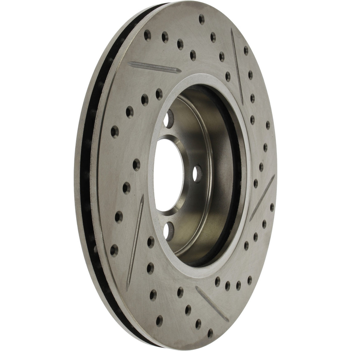 Centric Parts Disc Brake Rotor Standard Drilled and Slotted with G11 Metallurgy for 2007-2015 Mini Cooper 227.34101