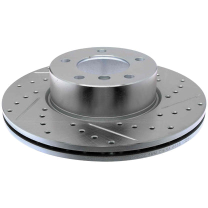 StopTech Select Sport Drilled And Slotted Brake Rotor; Front Left