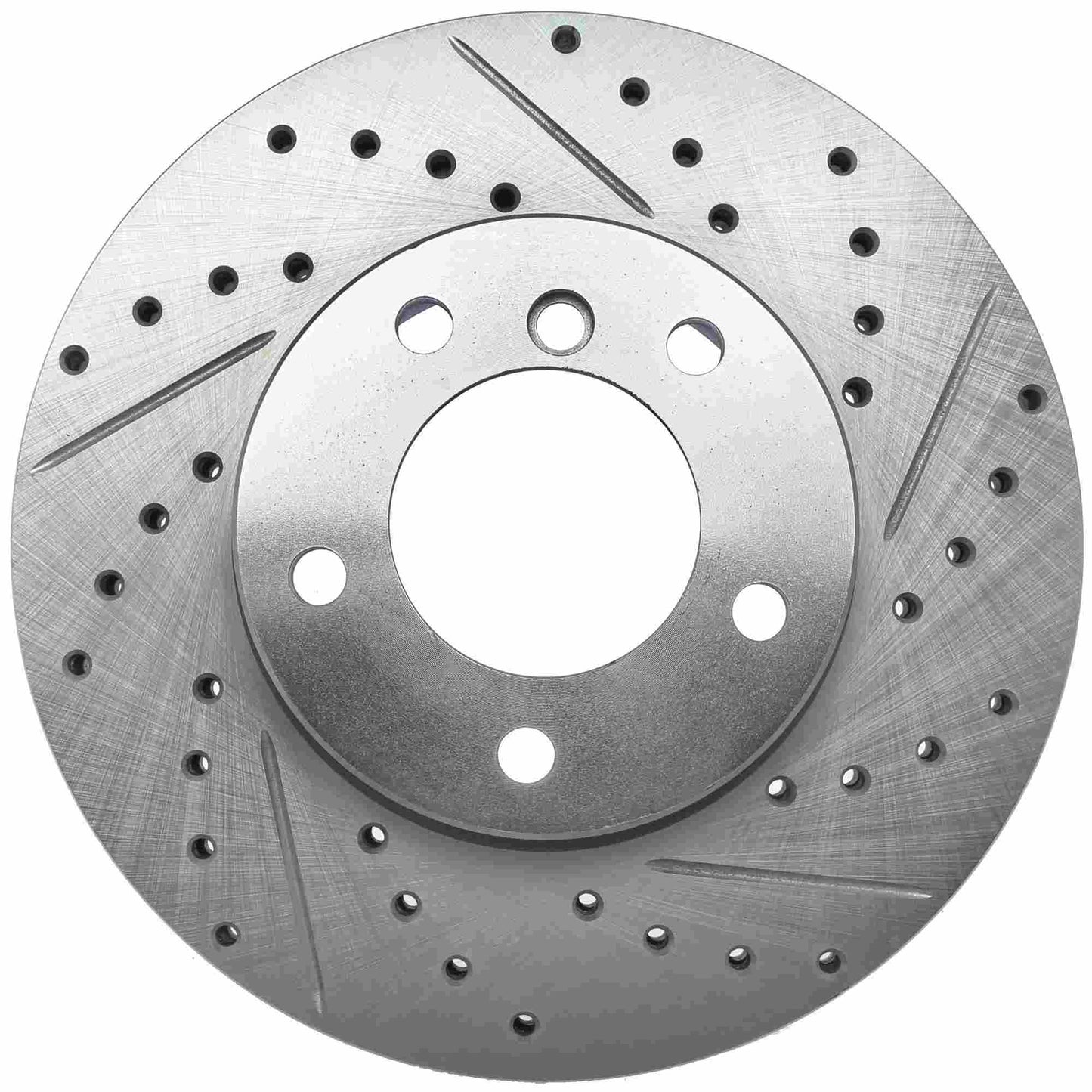 StopTech Select Sport Drilled And Slotted Brake Rotor; Front Left