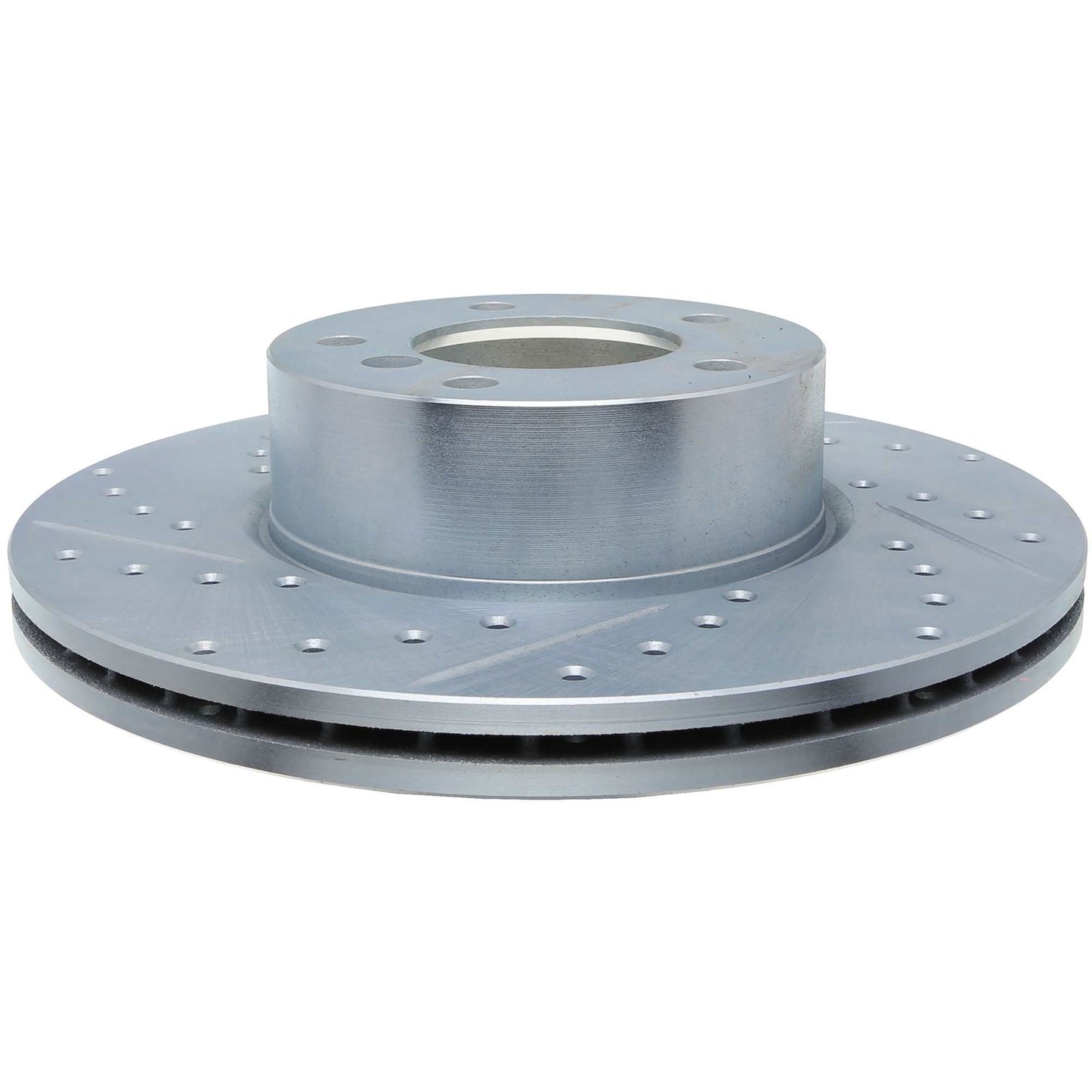 StopTech Select Sport Drilled And Slotted Brake Rotor; Front Right