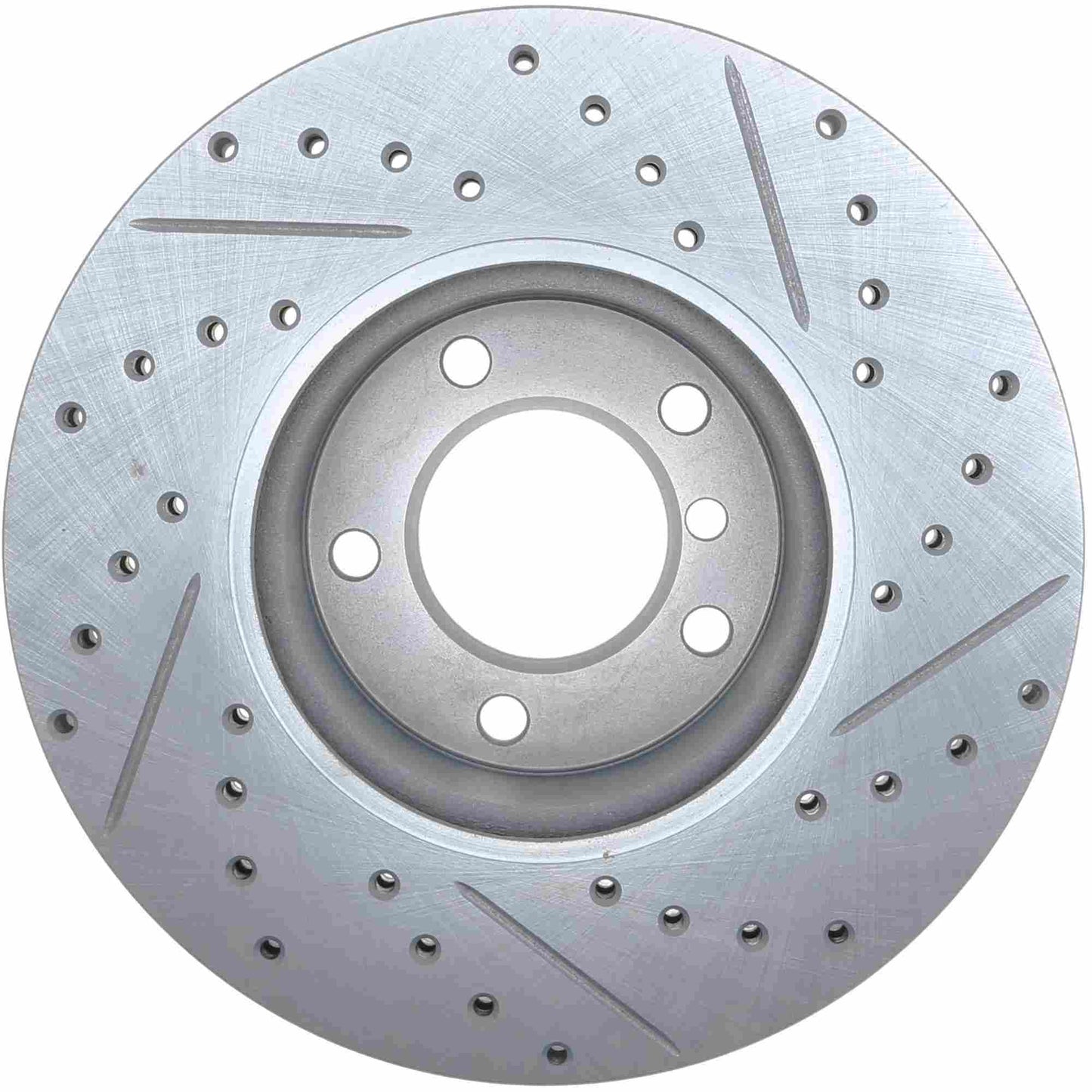 StopTech Select Sport Drilled And Slotted Brake Rotor; Front Right