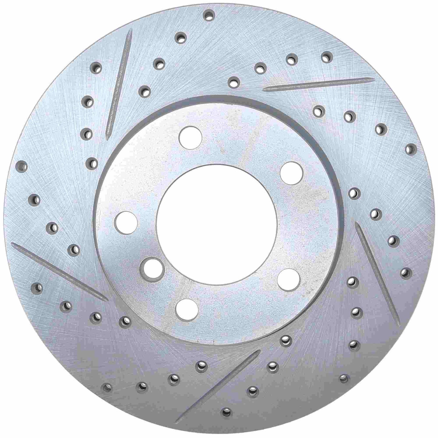 StopTech Select Sport Drilled And Slotted Brake Rotor; Front Right