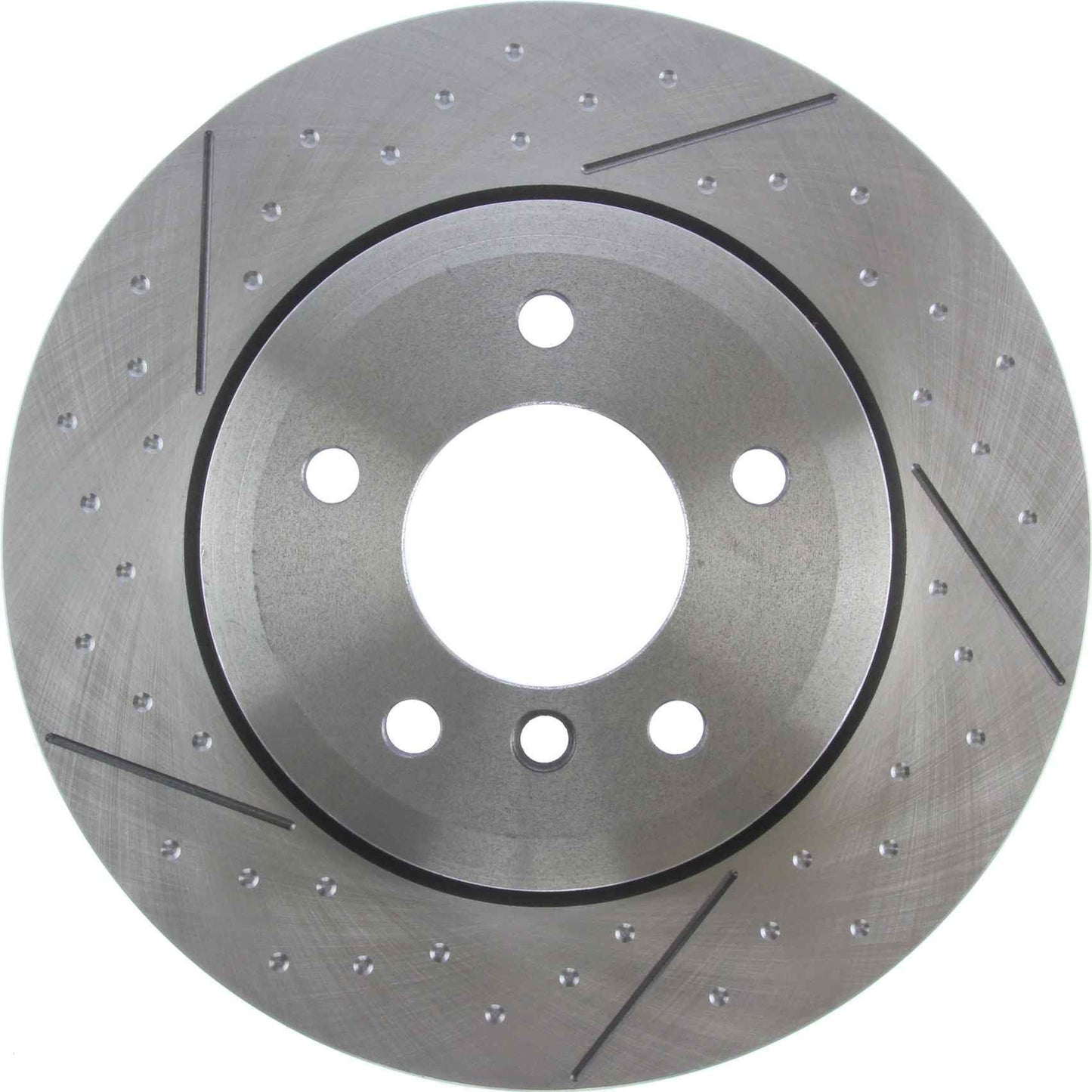 Centric Parts Disc Brake Rotor Standard Drilled and Slotted with Zinc coating for 2008-2013 BMW 135i 135is 227.34109
