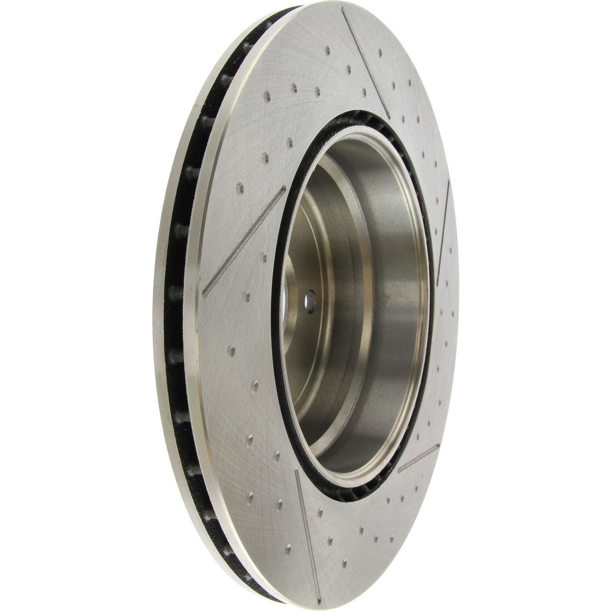 Centric Parts Disc Brake Rotor Standard Drilled and Slotted with Zinc coating for 2008-2013 BMW 135i 135is 227.34109