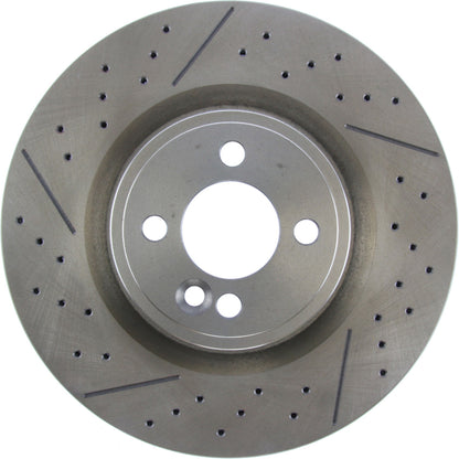 Centric Parts Disc Brake Rotor Standard Drilled and Slotted for 2009-2015 Mini Cooper 227.34114
