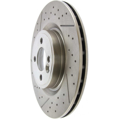 Centric Parts Disc Brake Rotor Standard Drilled and Slotted for 2009-2015 Mini Cooper 227.34114