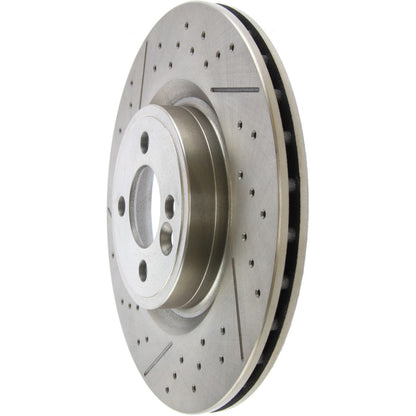 Centric Parts Disc Brake Rotor Standard Drilled and Slotted for 2009-2015 Mini Cooper 227.34114