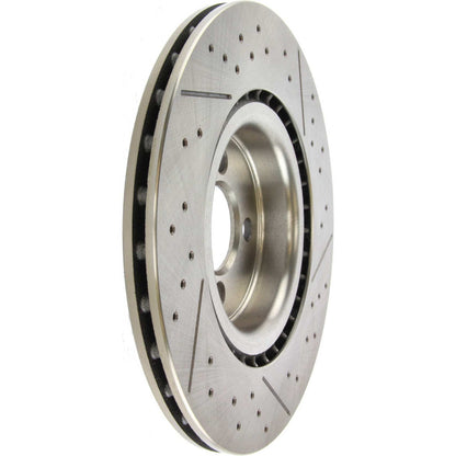 Centric Parts Disc Brake Rotor Standard Drilled and Slotted for 2009-2015 Mini Cooper 227.34114