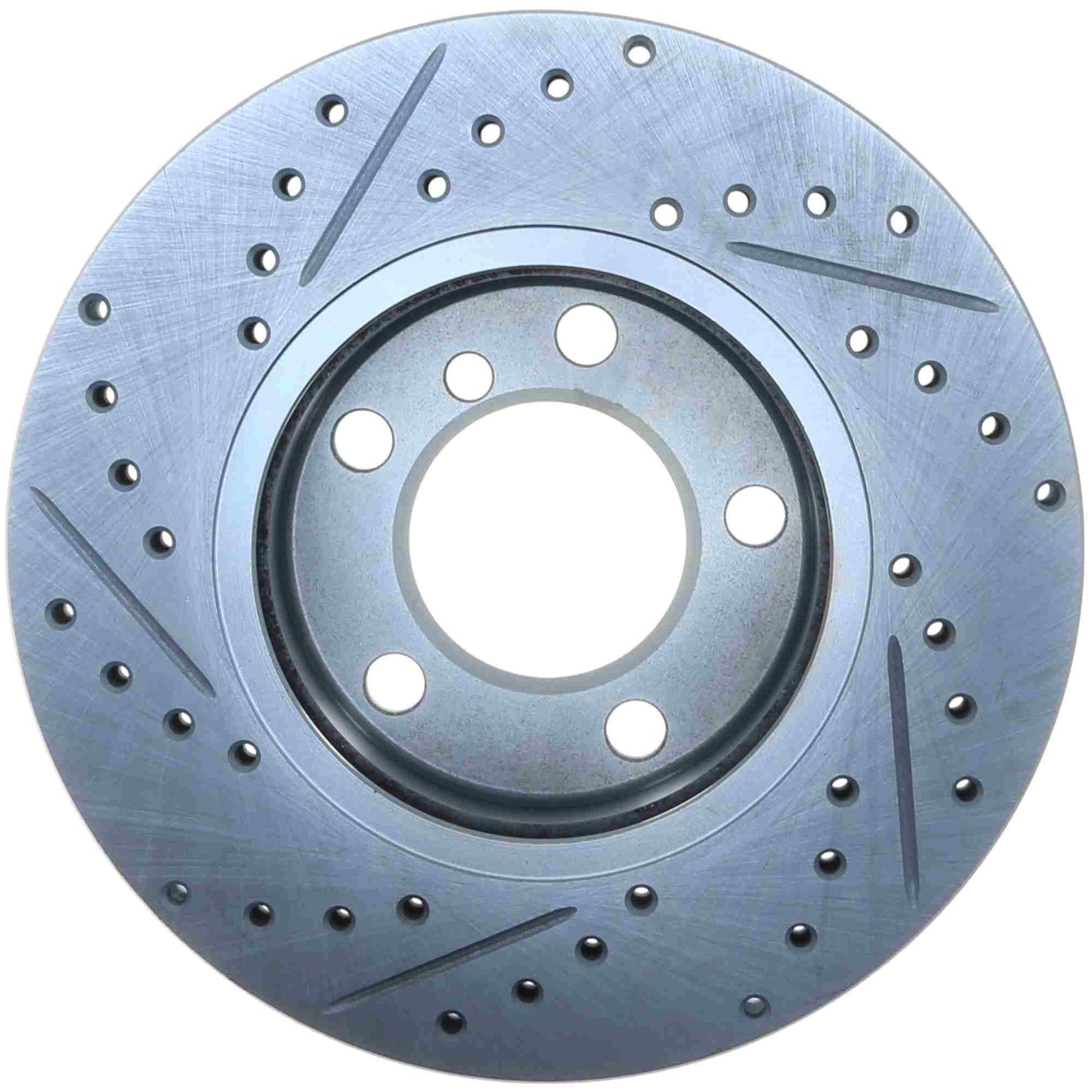 StopTech Select Sport Drilled And Slotted Brake Rotor; Front Left