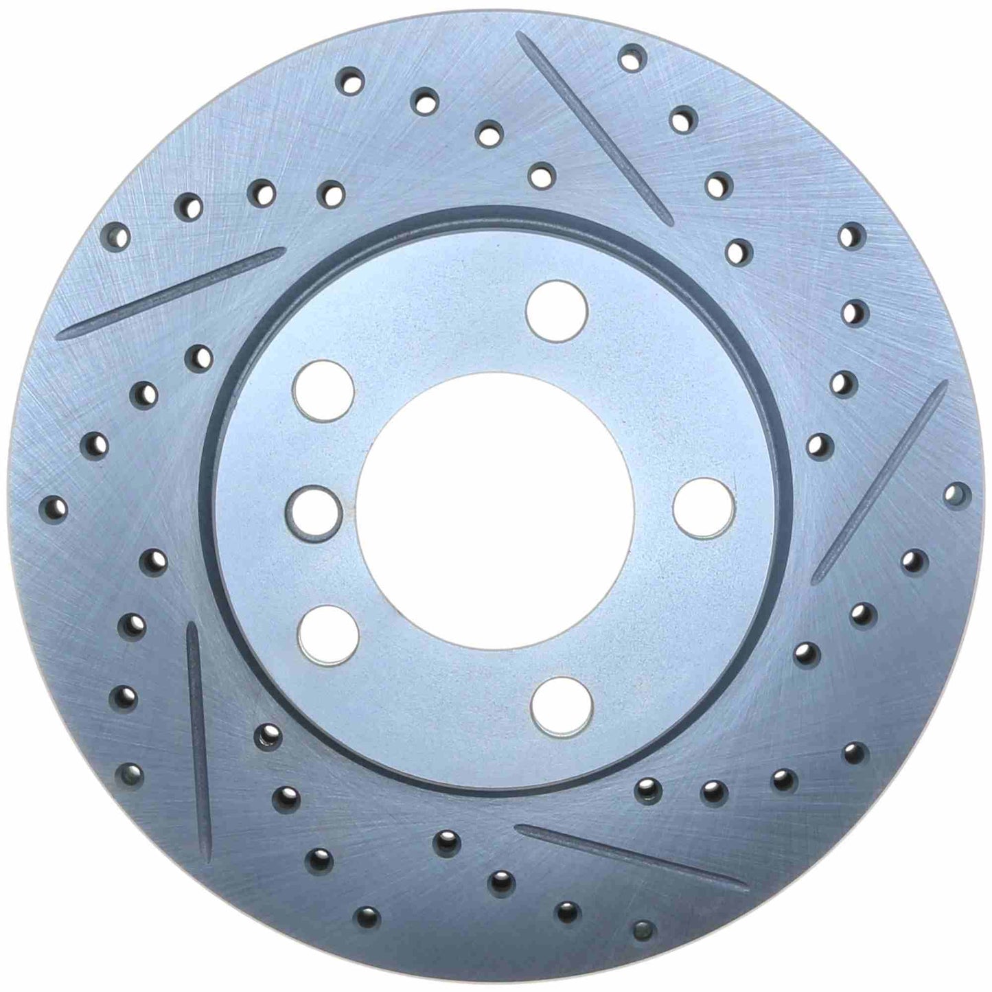 StopTech Select Sport Drilled And Slotted Brake Rotor; Front Left