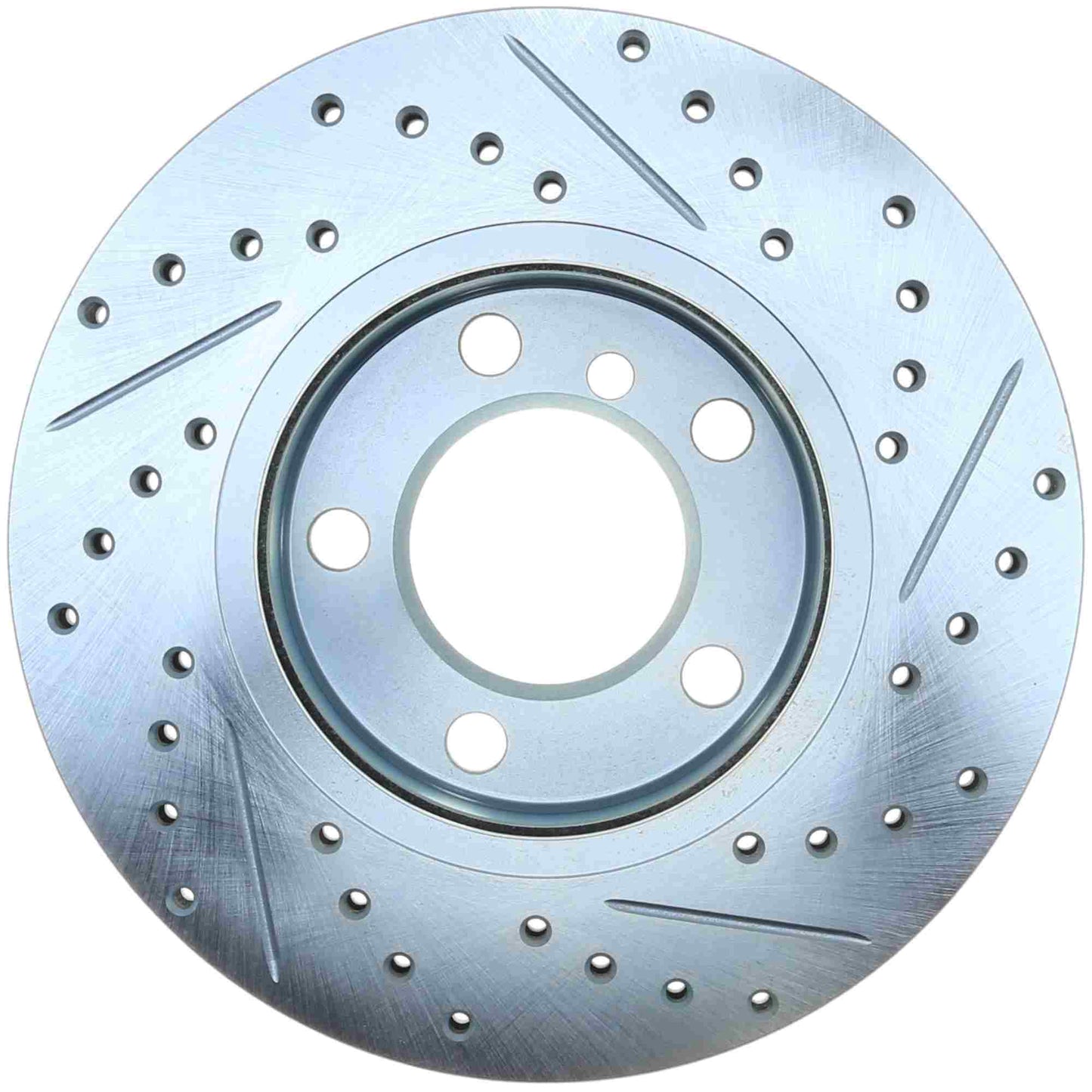 StopTech Select Sport Drilled And Slotted Brake Rotor; Front Right