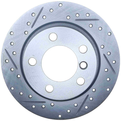 StopTech Select Sport Drilled & Slotted Rotor - Rear Right 227.34137R