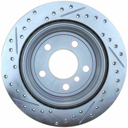StopTech  Select Sport Drilled And Slotted Brake Rotor; Front Left