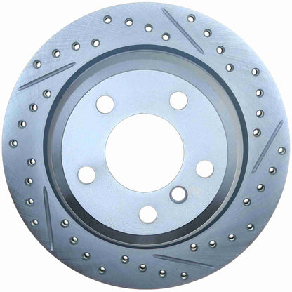 StopTech  Select Sport Drilled And Slotted Brake Rotor; Front Left
